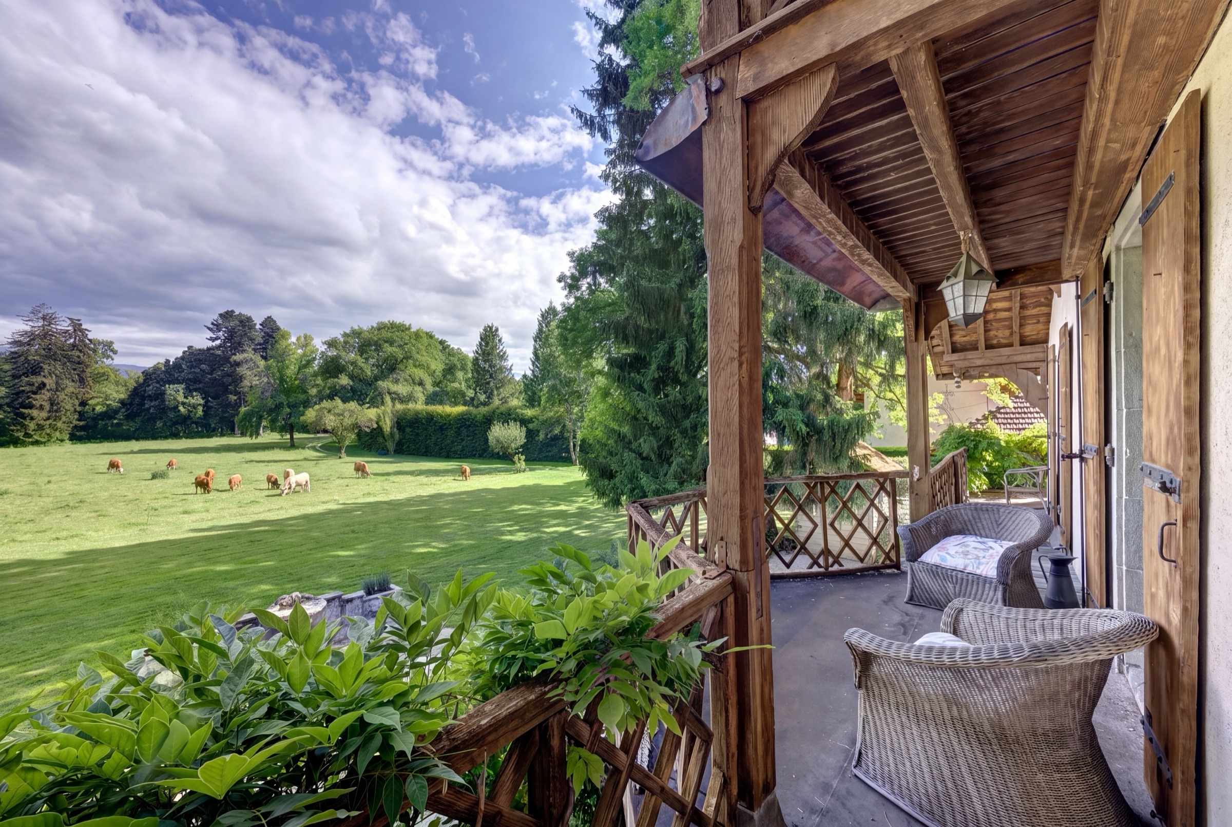 Balcony with view